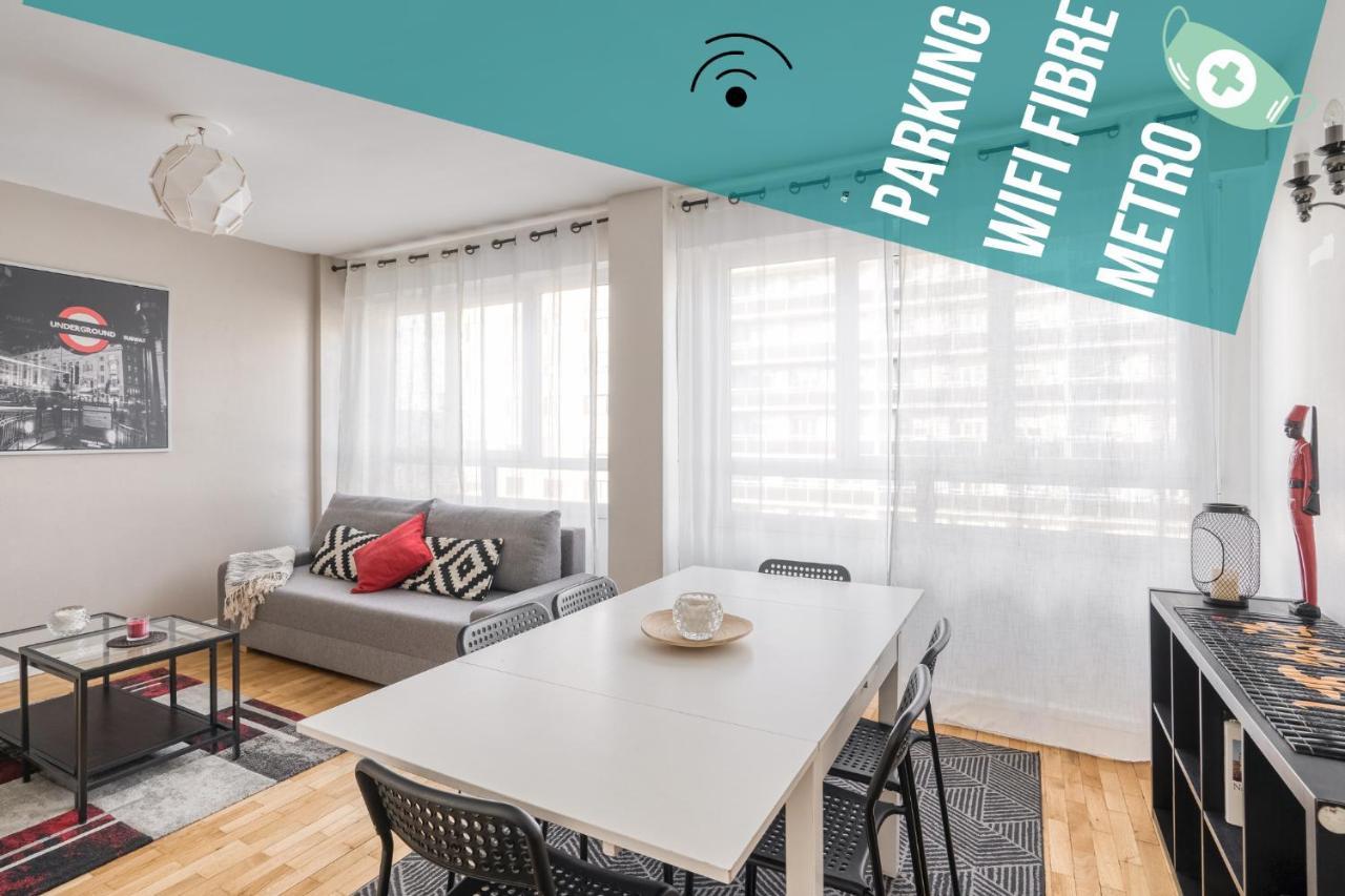 Superbe Apart 2 Rooms Lumineaux Parking Casa Lyon Exterior photo
